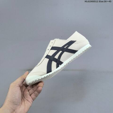 Onitsuka Tiger Mexico 66 Slip On Cream Pink Navy EU 36-45 Sneaker Casual Sneakers - Unisex (BS-68843)