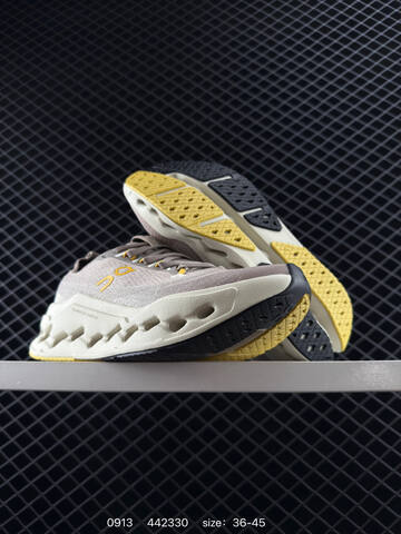 On Cloudsurfer Max White Cream Coral Black EU 36-45 Running Shoe Running Sneakers - Unisex (BS-85496)