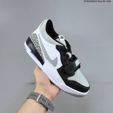 Jordan Legacy 312 Low Light Smoke Grey Black White EU 36-46 Basketball - Unisex BS-65897