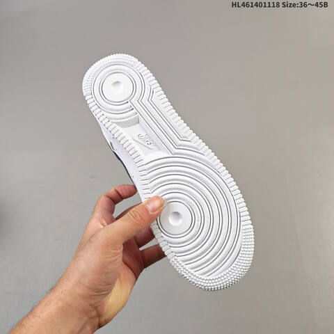 Nike Air Force 1 07 White Dark Blue EU 36 45 Sneaker EU 36-45 - Unisex (BS-63539)