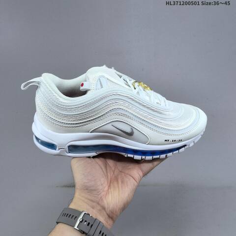 Nike Air Max 97 Black White Red Blue EU 36-45 Running Shoe - Unisex BS-60561