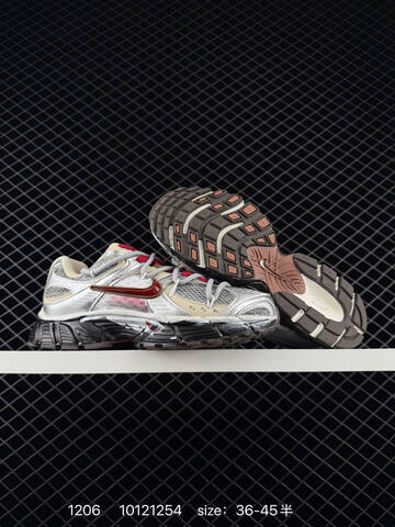 Nike Air Zoom Spiridon Cage 2 Silver Black Red 36-45 Running - Unisex (BS-73823)