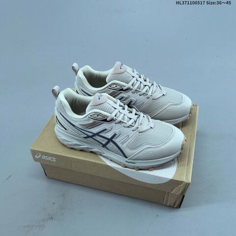 ASICS Amplifoam Trail Running Shoe Off White Navy Beige EU 36-45 - Unisex (BS-68827)