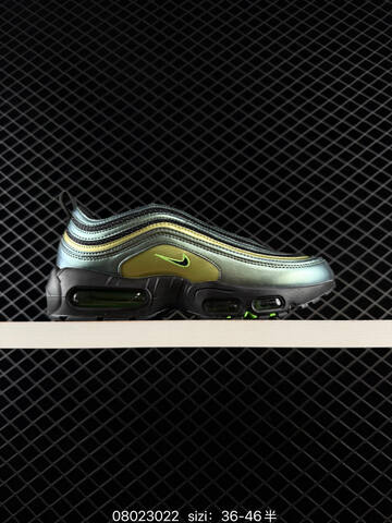 Nike Air Max 97 95 Ducks Of a Feather II1711-900 Black Grey Neon Green Metallic Gold EU 36-46 Lifestyle - Unisex (BS-69984)