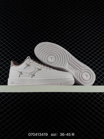 Nike Air Force 1 07 LV8 FB8971 005 White Black Silver EU 36-45 Lifestyle - Unisex (BS-70422)