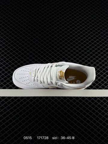 Nike Air Force 1 07 White Gold EU 36-45 Lifestyle - Unisex BS-71432