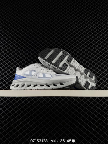 On Running Cloud 6 Coast Black White Grey EU 36-45 Running Shoe Running Sneakers - Unisex (BS-85039)