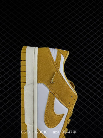 Nike SB Dunk Low Pro White Gold Yellow EU 36-47 Skate - Unisex (BS-71494)