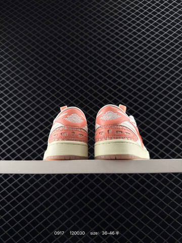 Jordan Air Jordan 1 Low Sail Peach Iridescent Cream Gum EU 36-46 Sneaker - Unisex BS-80696