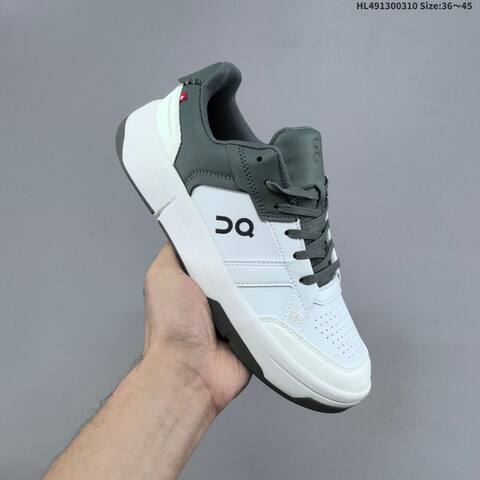 On Running THE ROGER Clubhouse White Dark Gray EU 36-45 Sneaker Casual Sneakers - Unisex (BS-69685)