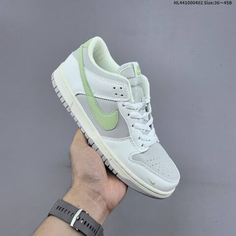 Nike SB Dunk Low White Light Grey Pink Burgundy EU 36-45 Skate Shoe - Unisex (BS-60975)