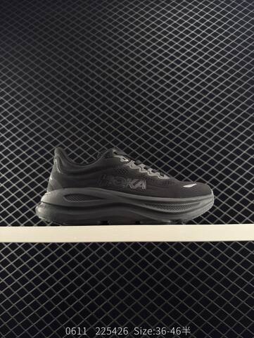 HOKA ONE ONE Bondi 9 Black Dark Grey EU 36-46 Running Shoe Running Sneakers Unisex BS-86608