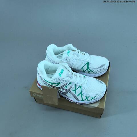 ASICS GEL-KAYANO 20 White Green Silver Red EU 36-45 Running Shoe Running Sneakers - Unisex BS-68760