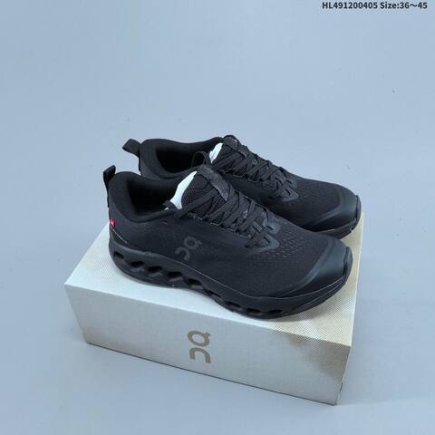 On Cloudsurfer Trail 2 Black White Gray Neon Yellow EU 36-45 Trail Shoe Trail Running Sneakers - Unisex (BS-69637)