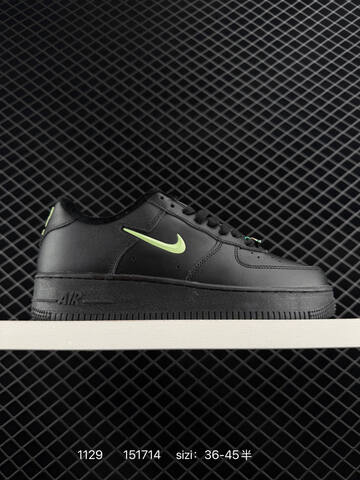 Nike Air Force 1 07 Black Volt EU 36-45 5 Lifestyle - Unisex (BS-73926)