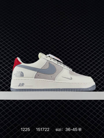 Nike Air Force 1 07 LV8 White Grey Black Red EU 36-45 Lifestyle - Unisex (BS-73496)
