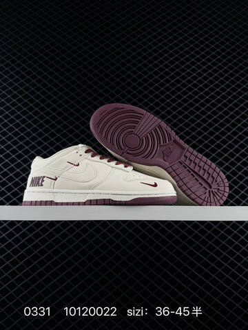 Nike SB Dunk Low Off White Dark Burgundy Dark Green EU 36-45 Skate - Unisex (BS-72358)