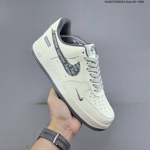 Nike Air Force 1 07 LV8 Light Beige Dark Grey EU 36-45 Sneaker - Unisex BS-60580