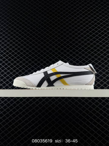 Onitsuka Tiger MEXICO 66 White Black Yellow Off White EU 36-45 Sneaker Casual Sneakers - Unisex BS-81652