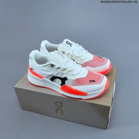 On Running THE ROGER Pro 2 Black White Yellow Pink EU 36-46 Tennis Shoe Casual Sneakers - Unisex (BS-69722)