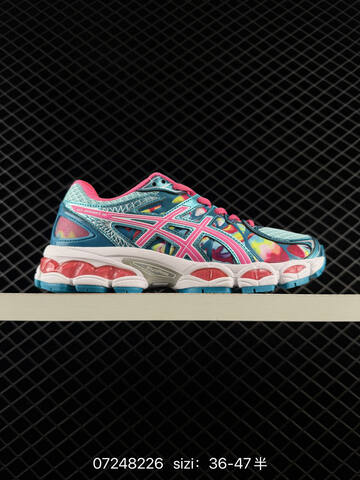 ASICS GEL Nimbus 16 Teal Pink Yellow Red Grey EU 36-47 Running Shoe Running Sneakers Unisex BS-81707