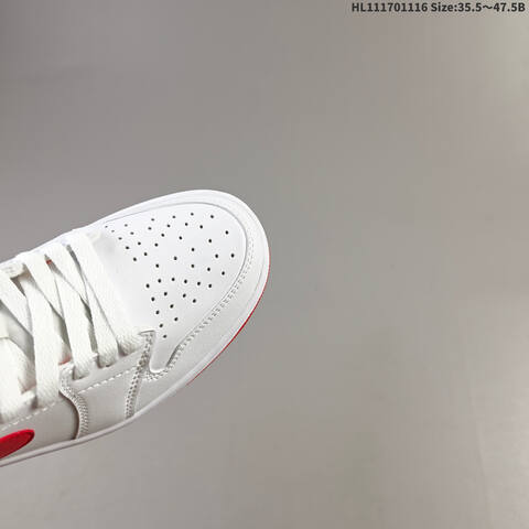 Jordan Air Jordan 1 Retro Low OG White Red EU 35 5-47 5 Casual - Unisex (BS-63604)