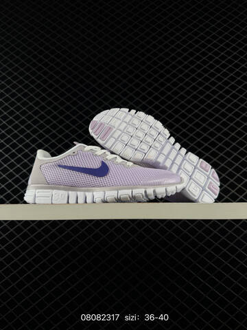 Nike Free 3 0 Light Purple Dark Purple White EU 36-40 Running - Unisex BS-69887