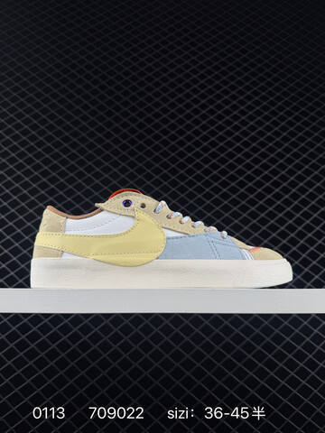 Nike Blazer 77 Low Jumbo White Orange EU 36-45 Lifestyle - Unisex (BS-73162)