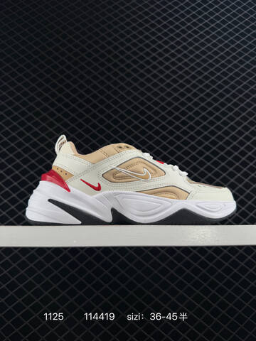 Nike WMNS M2K Tekno AO3108-101 White Beige Red Black EU 36-45 5 Casual - Unisex (BS-74002)