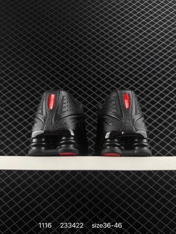 Nike Shox R4 Black Red EU 36-46 Running - Unisex BS-74179