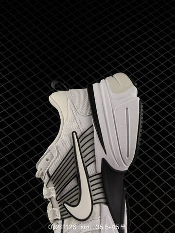 Nike V2K Runtekk White Black EU 35 5-45 Running - Unisex (BS-70108)