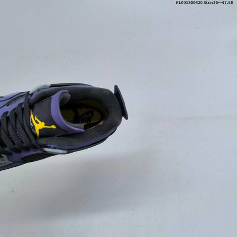 Jordan Air Jordan 4 Retro OG Imperial Purple Black Grey EU 36-47 5 Basketball - Unisex (BS-66117)