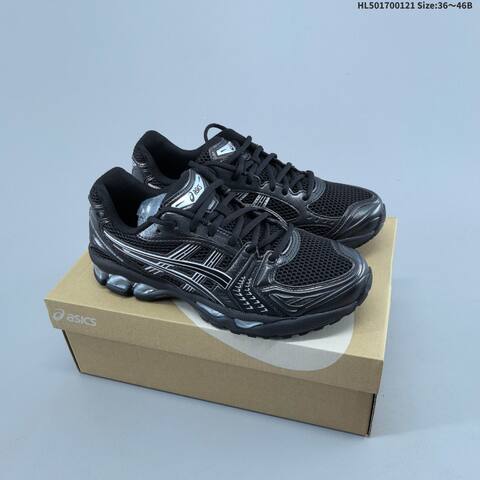 ASICS GEL-Kayano 14 Black Silver EU 36-46 Running Shoe Running Sneakers - Unisex BS-69049