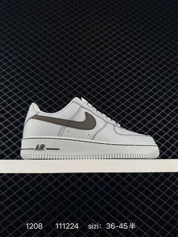 Nike Air Force 1 07 Low White Grey EU 36-45 Lifestyle - Unisex (BS-73792)