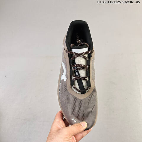 On Cloudmonster Tan Grey Black White EU 36-45 Running Shoe Running Sneakers - Unisex (BS-69766)
