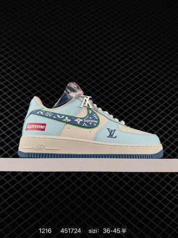 Nike Air Force 1 07 Low Tan Cream With Black Swoosh EU 36-45 Casual - Unisex (BS-73659)