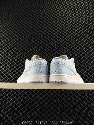 Jordan Air Jordan 1 Low Light Blue Beige White EU 36-46 Sneaker - Unisex BS-81290