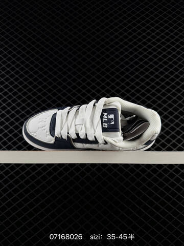 MLB Chunky Liner Denim White Navy Blue EU 35-45 Skate Shoe Skate Sneakers - Unisex