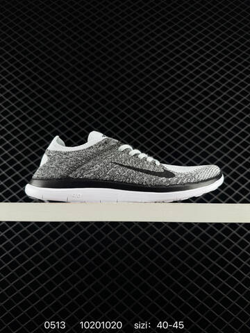 Nike Free 4 0 Flyknit Orange Black White EU 40-45 Running - Men s BS-71491