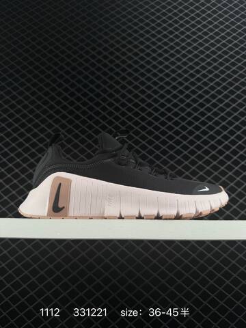 Nike Free Metcon 6 FJ7127-010 Black White Tan EU 36-45 Training - Unisex (BS-74237)