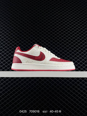 Nike Court Vision Low Sail University Red Sail Dark Grey EU 40-45 With Half Sizes Lifestyle - Men s BS-71873