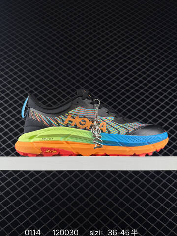 HOKA ONE ONE Mafate Speed 4 Black Lime Green Orange Red Blue EU 36-45 Trail Shoe Trail Running Sneakers Unisex BS-86322