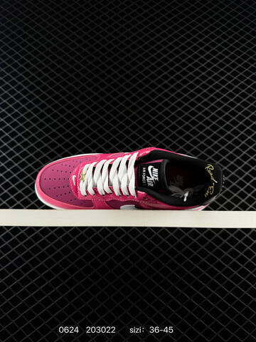 Nike Air Force 1 07 Low Hot Pink Purple White Black EU 36-45 Sneaker - Unisex (BS-70611)
