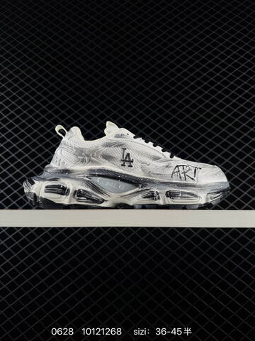 MLB Chunky Liner PU DIY ASHW015 White Black Silver EU 36-45 Sneaker Casual Sneakers - Unisex