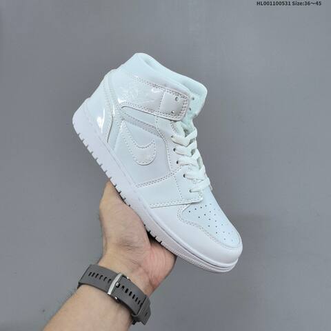 Jordan Air Jordan 1 Mid White EU 36 45 Basketball - Unisex BS-65838