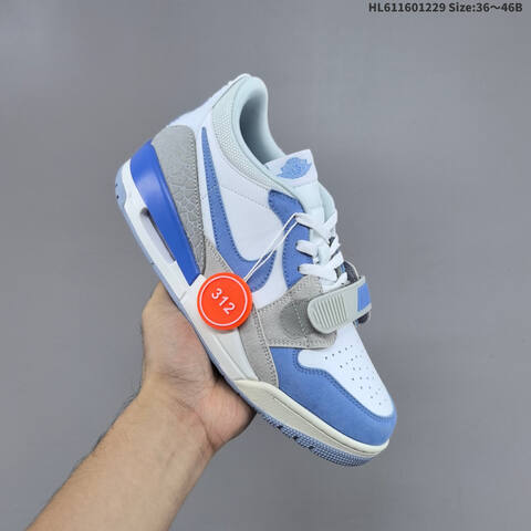 Jordan Legacy 312 NRG White University Blue Light Grey EU 36-46 Basketball - Unisex (BS-67199)