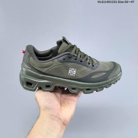 On Running Cloudrock Low Black Dark Gray White Red EU 36-47 Trail Shoe Trail Running Sneakers - Unisex (BS-69723)