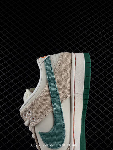Nike SB Dunk Low Light Beige Off White Dark Green Orange EU 36-45 Skate Shoe - Unisex BS-70594