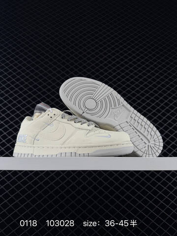 Nike SB Dunk Low Supreme Sail Navy EU 36-45 5 Skate - Unisex (BS-73089)