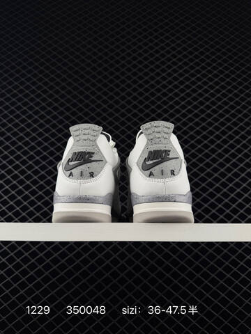 Jordan Air Jordan 4 Retro White Cement FV5029-100 White Grey Black Red EU 36-47 5 Basketball Shoe - Unisex BS-79953